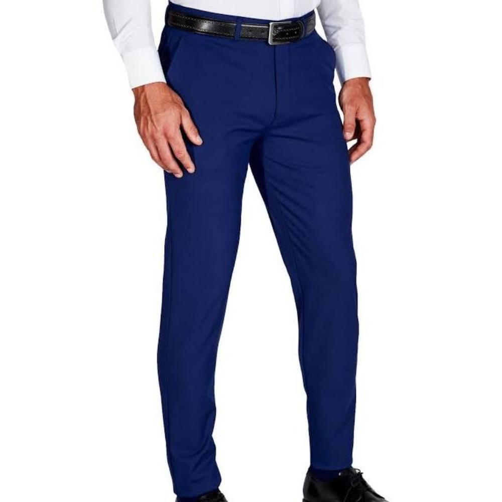 Italy Morn Blue Chino Pants Shorter Cut Hem Size Small